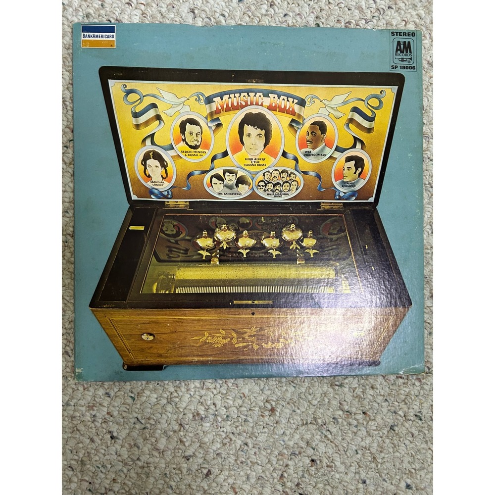 Music Box A&M Records SP 19006 Vinyl LP Herb Alpert Sergio Mendes Wes Montgomery